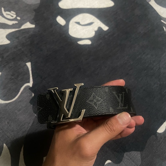 Louis Vuitton Other - Louis Vuitton Initiales Belt
Monogram Eclipse Black/Gray size 105/42